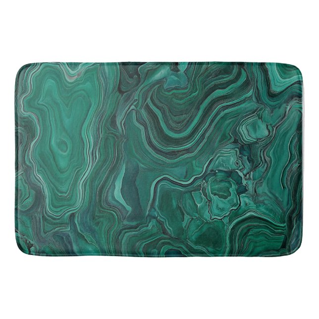 Green Malachite Stone Bath Mat (Front)