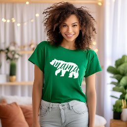 Green Mama Bear T-Shirt