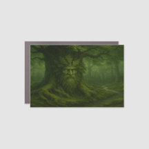 Green Man Forest Scene Pagan Nature Spirit