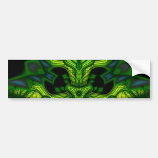 Green Man Goblin – Emerald and Gold Mask Bumper Sticker