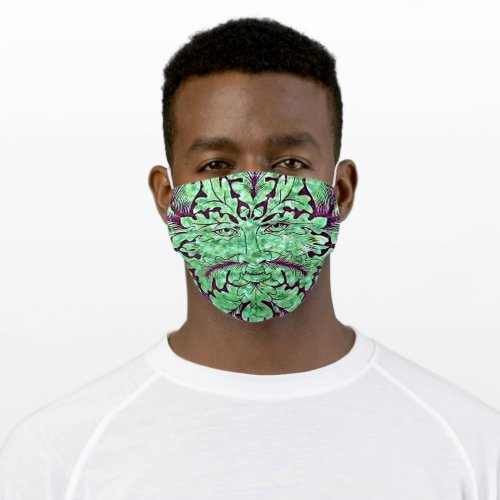 Green Man Green man Face Mask Spiritual Green Adult Cloth Face Mask