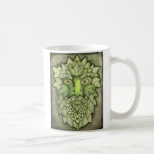 Green Man Mug (Right)