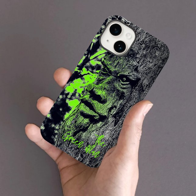 Green Man Myth Mystical Pagan Customizable Case-Mate iPhone Case (Creator Uploaded)