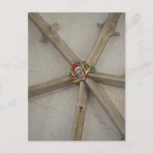 Green Man Postcard - Salisbury Cathedral (Front)