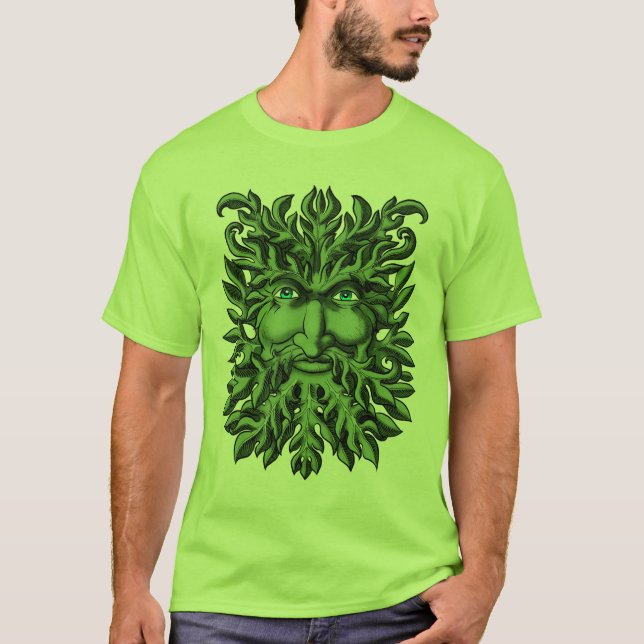 Green Man T-Shirt (Front)