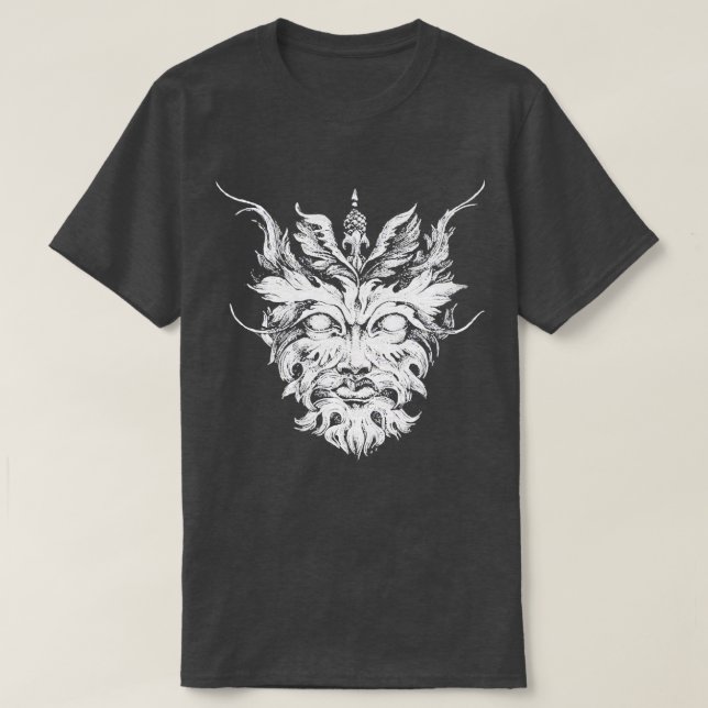 Green Man T-Shirt (Design Front)