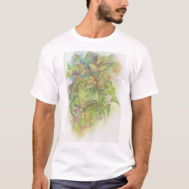 Green Man T-Shirt (Front)