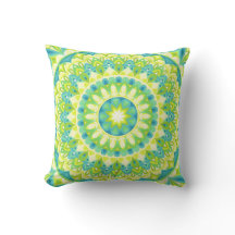 Green Mandala Nature Inspired Boho Decorative Cozy