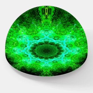 Green Mandala Paperweight
