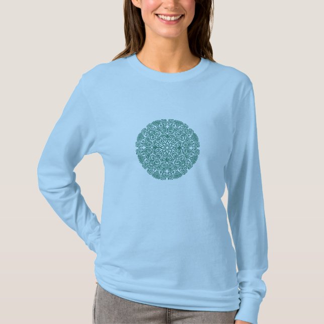 Green Mandala T-Shirt (Front)