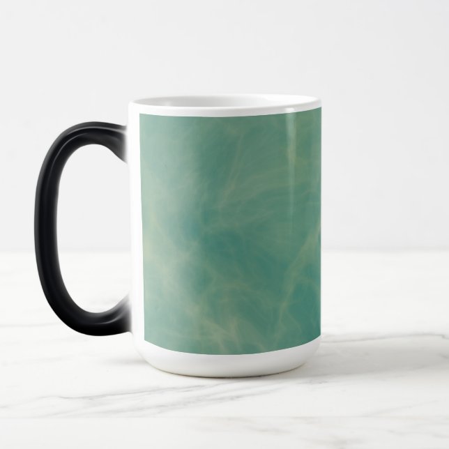 green marble abstract   color morph mug  (Left)