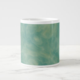 green marble abstract  giant coffee mug