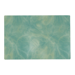 green marble abstract placemat