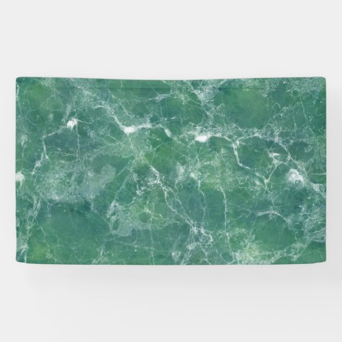 Green marble banner