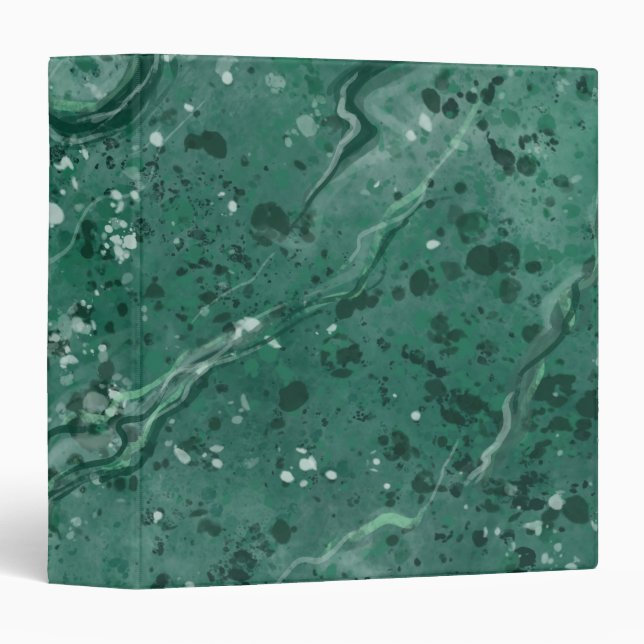 Green Marble Binder Gift (Front/Spine)