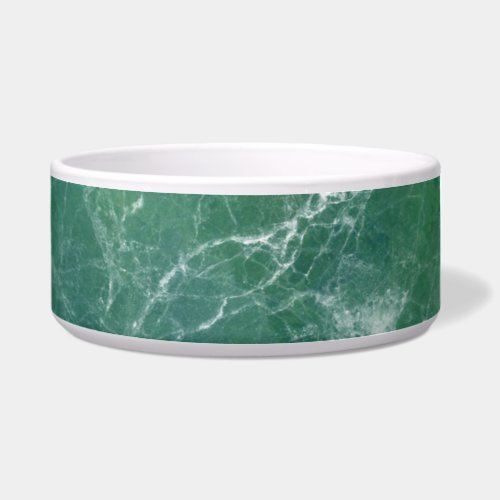 Green marble bowl