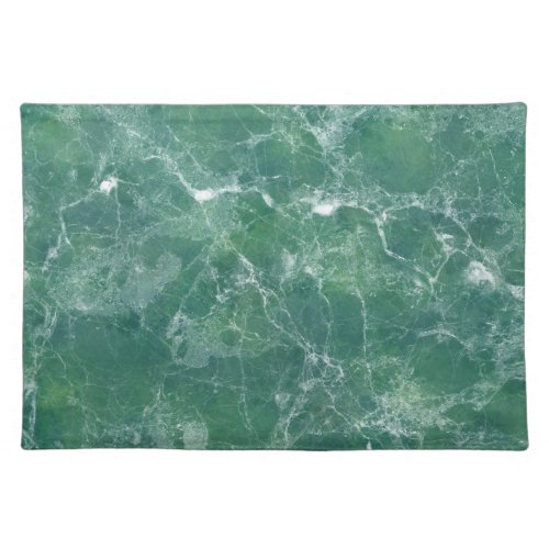 Green marble cloth placemat