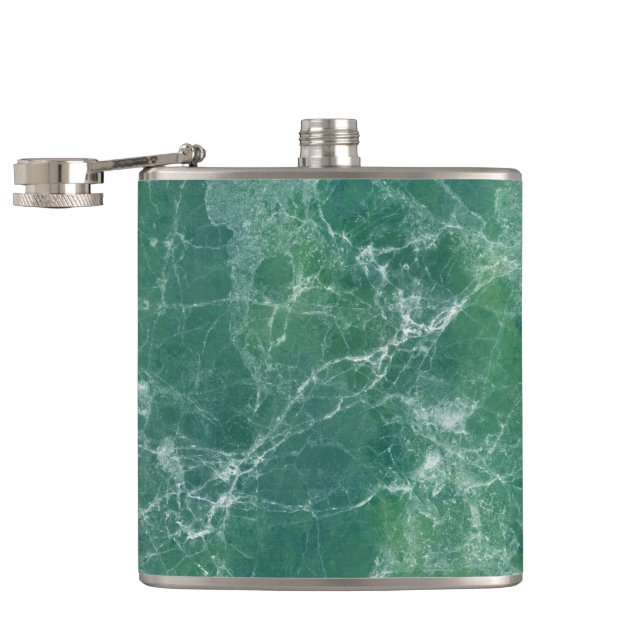 Green marble flask (Opened)