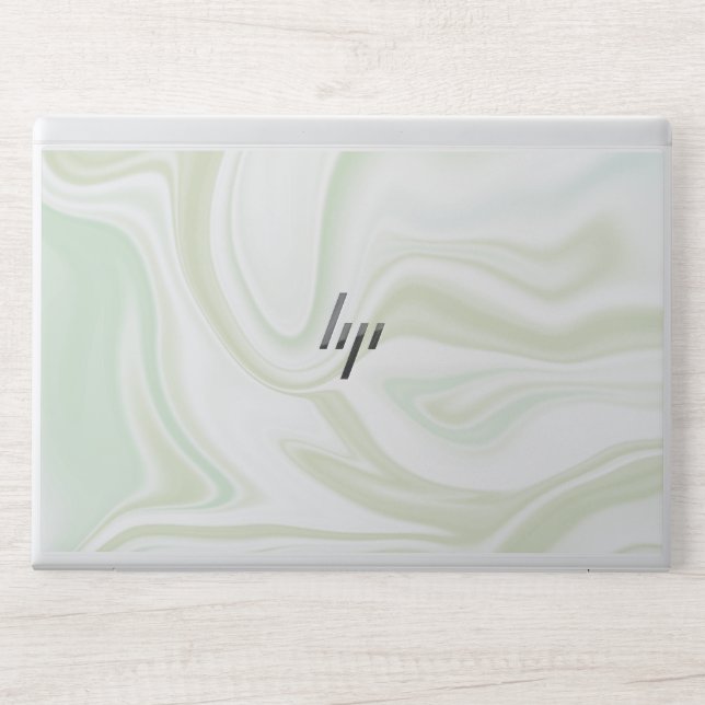 Green Marble HP Elite Book 840 G5/G6 HP Laptop Skin (Front)