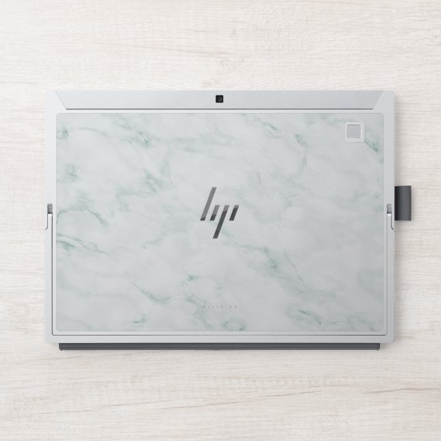 Green Marble HP Elite x2 1013 G3 Laptop Skin (Front)