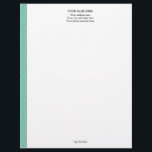 "Green Marble" Letterhead<br><div class="desc">This letterhead features my digitally created border. It is suitable for business or personal use. The tag line at the bottom can contain such items as web site address, email address, fax number, etc. or, if you are using it as a business letterhead, a line describing your business or your...</div>