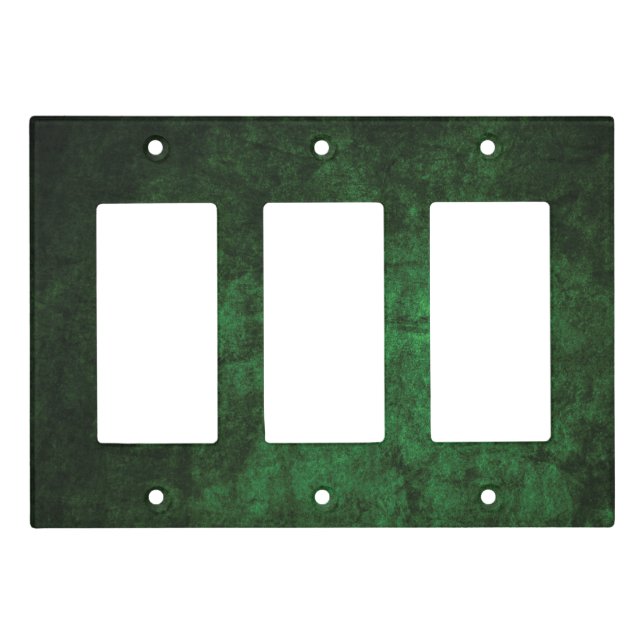 Green marble Light Switch Cover (Front)