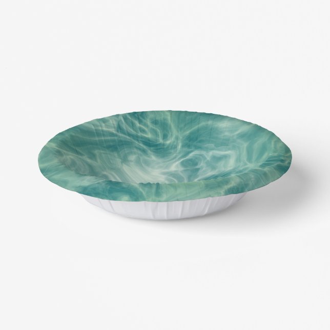 Green Marble   Paper Bowls (Angled)