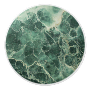 Green Marble Pattern Ceramic Knob