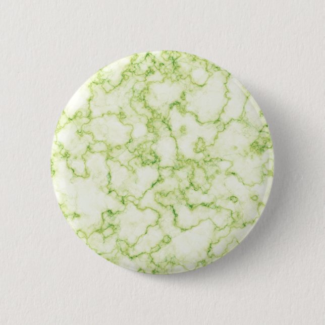 Green Marble Pattern Pinback Button (Front)