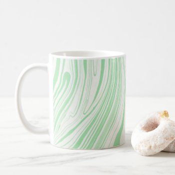 Green Marble Swirls Marbled Marbling Lines Coffee Mug by PineAndBerry at Zazzle
