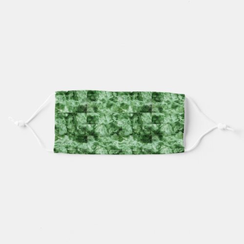 Green Marble Texture Adult Cloth Face Mask