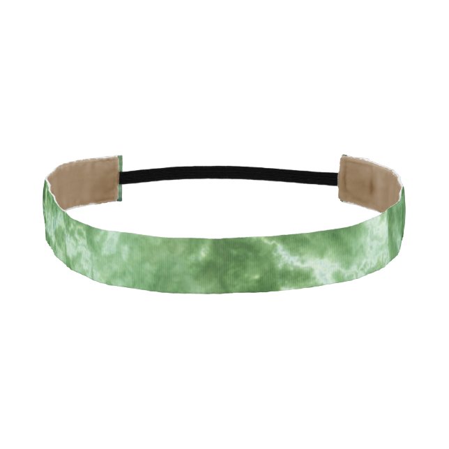 Green Marble Texture Athletic Headband (Front)