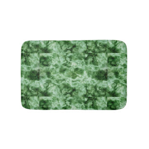 Green Marble Texture Bathroom Mat