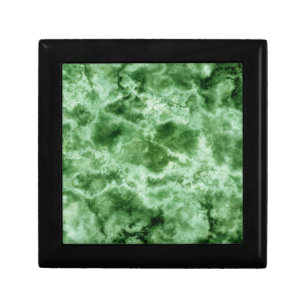 Green Marble Texture Jewelry Box
