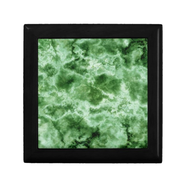 Green Marble Texture Jewelry Box (Front)