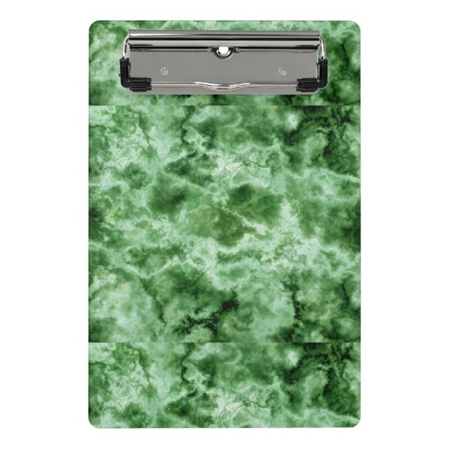 Green Marble Texture Mini Clipboard (Front)