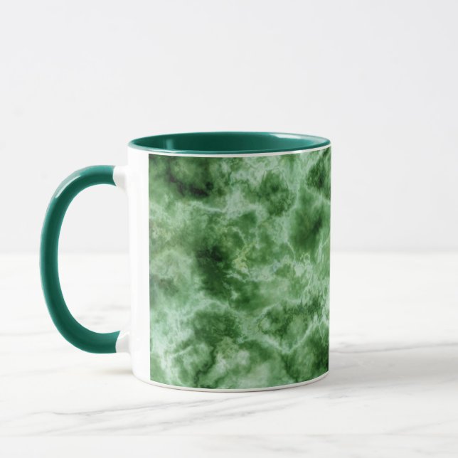 Green Marble Texture Mug (Left)