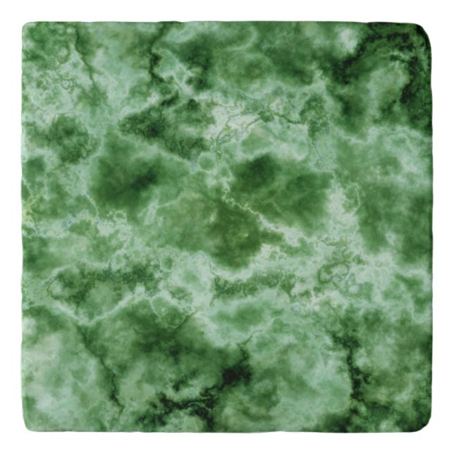Green Marble Texture Trivet (Front)