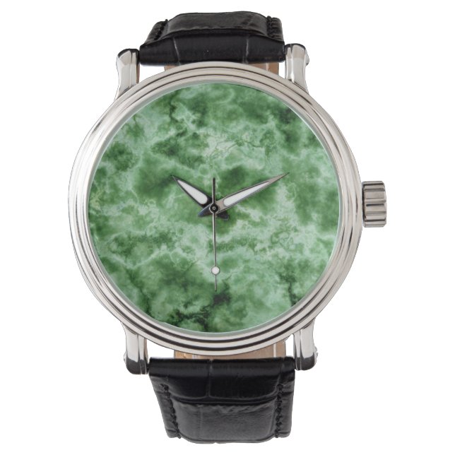 Green Marble Texture Watch (Front)