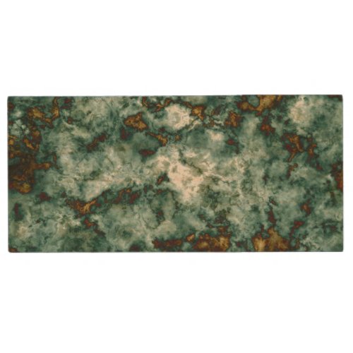 Green Marble Texture With Veins Wood Flash Drive