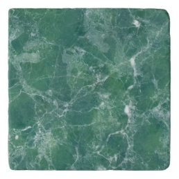 Green marble trivet