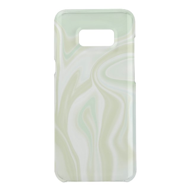 Green Marble Uncommon Samsung Galaxy S8+ Clearly D Case (Back)