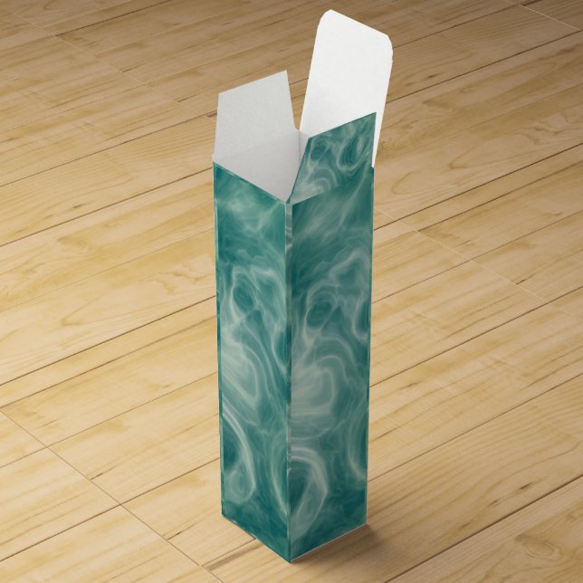 Green Marble  Wine Box (Opened)