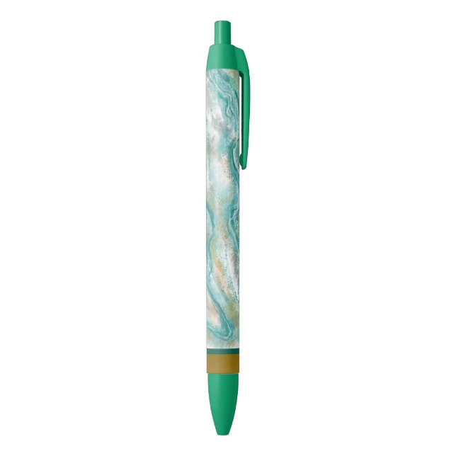 Green Marble Writing Pens Gift (Bottom (Vertical))