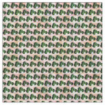 Green Marbled Lawn Bowls Pattern, Fabric