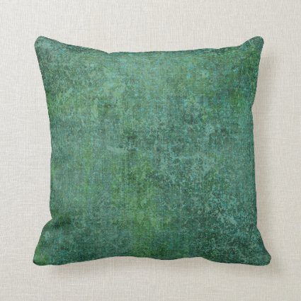Green Marbleized Pillow