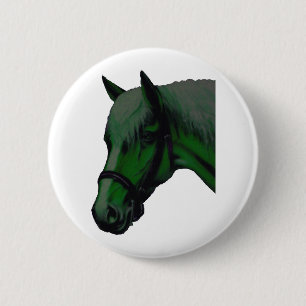 green mare pinback button