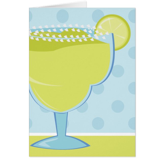 Green Margarita Drink Cards (Front)