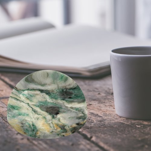 Green Mariposite Mineral Stone Pattern Paperweight