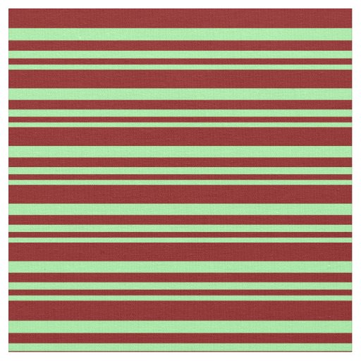 Green & Maroon Colored Stripes/Lines Pattern Fabric